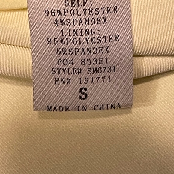 2/$20 Le Lis Collection Light Yellow Sleeveless Dressy Romper Size Small - Picture 8 of 9